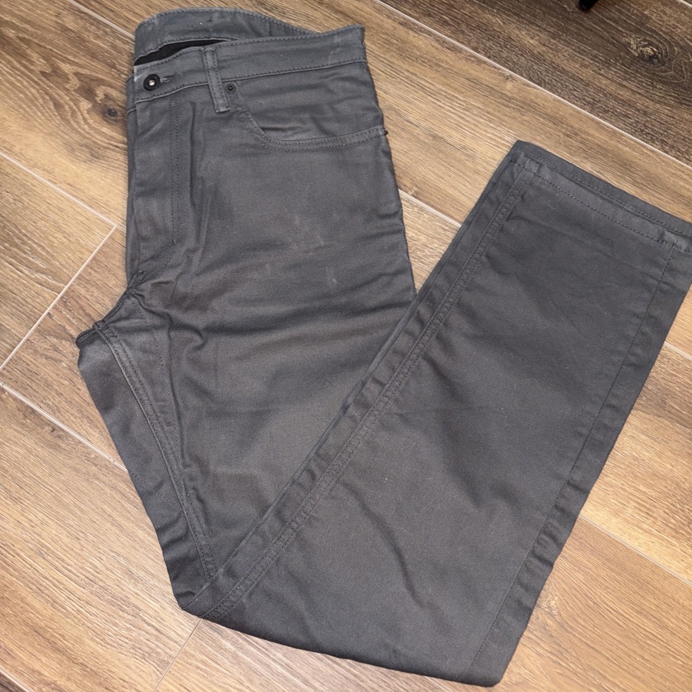 Levi 511 Skinny Gray White Tab 36x32 Stretch‎ Pants
